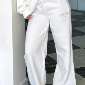 Missed Flights Sweatpants White